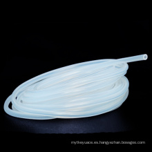 Manguera de silicona flexible semi blanca blanca de la cachimba de la categoría alimenticia del FDA